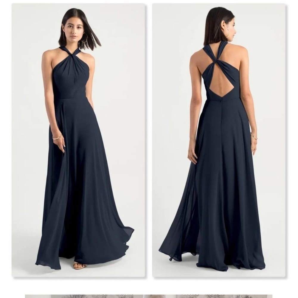 Jenny Yoo Halle Halter dress NWT